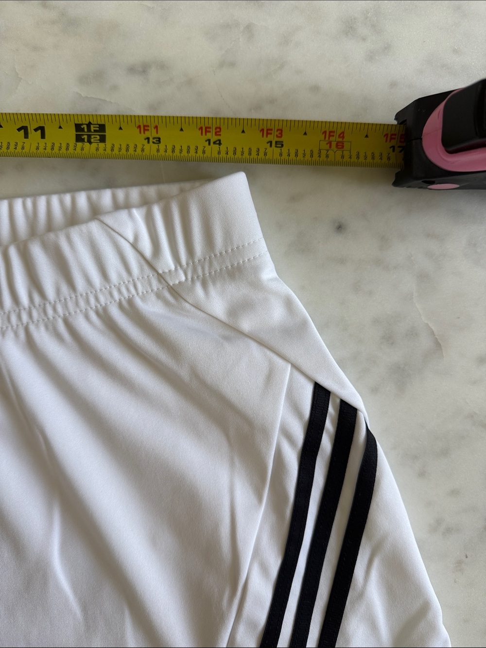 adidas White Skort with Black Stripe Detail - Picture 2 of 5